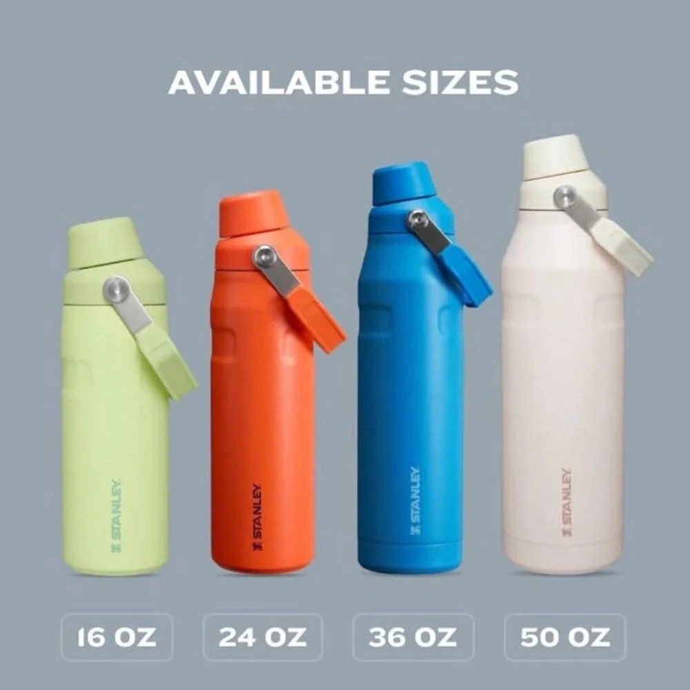 NEW Stanley IceFlow Aerolight Fast Flow Water Bottle Ash Gray 50 oz Grey - Picture 4 of 4
